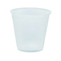 HARD PLASTIC TUMBLERS - UNWRAPPED 5 oz tumbler, Clear. (250)