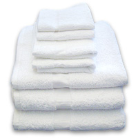 SILVER COLLECTION CAM BORDER 100% COTTON TERRY TOWELS
