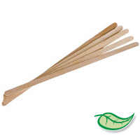 WOOD STICK STIRRERS UNWRAPPED 7.5" Packed 5,000 