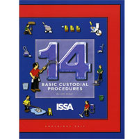 "14 BASIC CUSTODIAL PROCEDURES" LOANER BOOK A simple and concise "how to" guide on cleaning procedures.