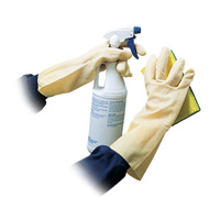 LATEX UNLINED 12" GLOVES 