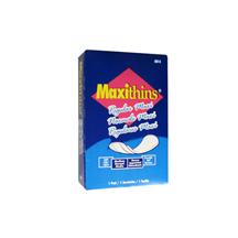 #4 MAXITHIN SANITARY NAPKINS  Individually wrapped 250/cs 