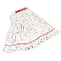 SWINGER LOOP® SHRINKLESS LAUNDERABLE WET MOPS RM White medium, 5" headband 