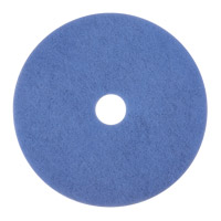 BLUE, SCRUBBING (NYLON)  13" Pad, 3" Hole (5) 