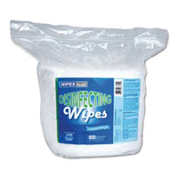 WIPESPLUS® DISINFECTING WIPES REFILL BAG 800 Count Refill Bag 4/cs Fits 38007 & 38004 disp