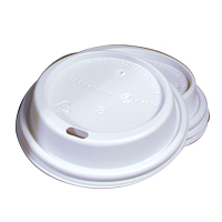 WHITE DOME SIPPER LIDS  For use with 8 ounce Hot Beverage Cups
