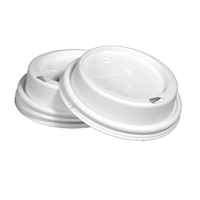 WHITE PAPER CUP LIDS  Use with 12, 16, and 20oz cups 