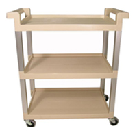 RUBBERMAID® UTILITY SERVICE CARTS End panels & 3" Swivel Casters 33.63x18.63x36.63"