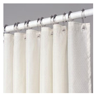 HOTEL NYLON SHOWER CURTAINS  White 72x72" 