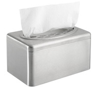 KLEENEX BOX TOWEL COVER STAINLESS STEEL #09924