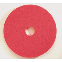 RED, SPRAY BUFFING (POLYESTER) 7.75" Pad, 3" Hole (5)