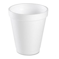 H10SC STYROFOAM CUP, #19404609 10oz , WHITE (1000) PN:13134