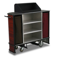 FORBES™ ALUMUNIQUE HOUSEKEEPING CART Curved privacy front panel 