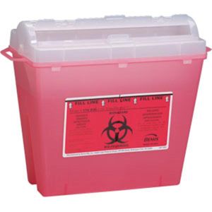 SHARPS DISPOSAL CONTAINER 5 QUART  