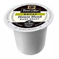PEETS K-CUPS® COFFEE FOR KEURIG® BREWER House Blend *Decaf*