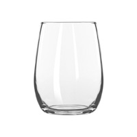 STEMLESS WINE GLASSES  6.25oz Wine tumbler glass (12) 