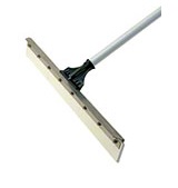 ETTORE STAINLESS STEEL FLOOR SQUEEGEE 24" Straight 1/ea