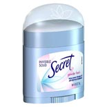 SECRET INVISIBLE SOLID DEODORANT Fresh Scent (Packed 24/0.5oz)