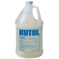 KUTOL HSC E-2 HAND SOAP E2 RATED CLEAR COLOR Pour-Top, 4/1 gallon 