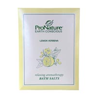 PRO NATURE® RELAXING LEMON VERBENA BATH SALTS Packed 100/30g Packets in Cardboard Envelope