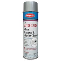 SPRAYWAY AUTOMOBILE CARE VELOUR SHAMPOO & CLEANER Packed 12/19oz Aerosol Cans 