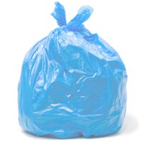 DURA-STUFF® COLORED LLDP TRASH CONTAINER LINERS Blue 24"x32" Medium Duty (500) ON SALE! ONLY $29.95...