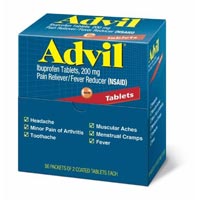 ADVIL IBUPROFEN TABLETS BLISTER PACKED 50/2pk, 200mg 