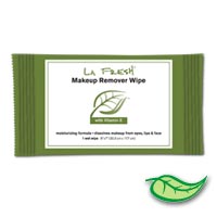 LA FRESH® MAKEUP REMOVER WIPES IN GREEN WRAPPER 500 Wrapped Towelettes 