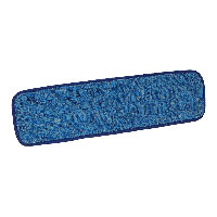 MICROFIBER WET MOP PADS  Color: Blue, Size: 5" x 18"