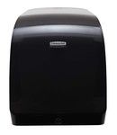 MOD HARD ROLL TOWEL DISPENSER MANUAL BLACK Uses Green Key paper towel Packed: 1 each