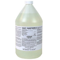 QUAT SANITIZER II DISINFECTANT SANITIZER DEODORIZER 4/1 gallons 