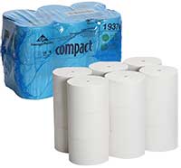 COMPACT CORELESS TOILET TISSUE  2ply tissue (36/1000) 