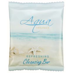 AQUA ORGANICS COLLECTION - CLEANSING BAR #75 Sachet Soap AQ21-CB075 packed 1000