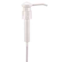 1-OZ ECONO PLASTIC PAIL PUMP  White, 17" Tube 