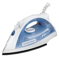 HAMILTON BEACH - 30 SECOND /15 MINUTE SHUT OFF IRON White/Blue smart iron 2 year warranty