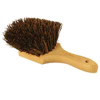 TAMPICO SHORT HANDLE UTILITY BRUSH 9" wood handle 