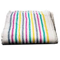 KITCHEN TOWELS 100% COTTON Multi Color Striped 15x25"