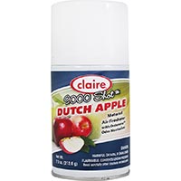 CLAIRE® METERED AIR FRESHENER REFILLS Dutch Apple 12/7 oz cans