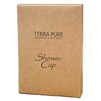 TERRA PURE SHOWER CAP Recyled Paper Carton Printed With Soy Ink packed 500