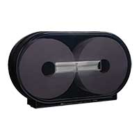 SCA TORK TWIN JUMBO TISSUE DISPENSER Black Color Packed: 1 each