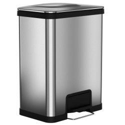 STAINLESS STEEL STEP CAN 13 Gallon 