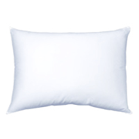 T180 ZIPPERED PILLOW PROTECTORS WHITE COTTON/POLYESTER BLEND Queen Size: 20"x30" 