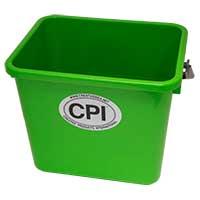eSERIES PTMINI BUCKET WITH SEALING LID Lime Green 3.5gallon 12"x9"x10"