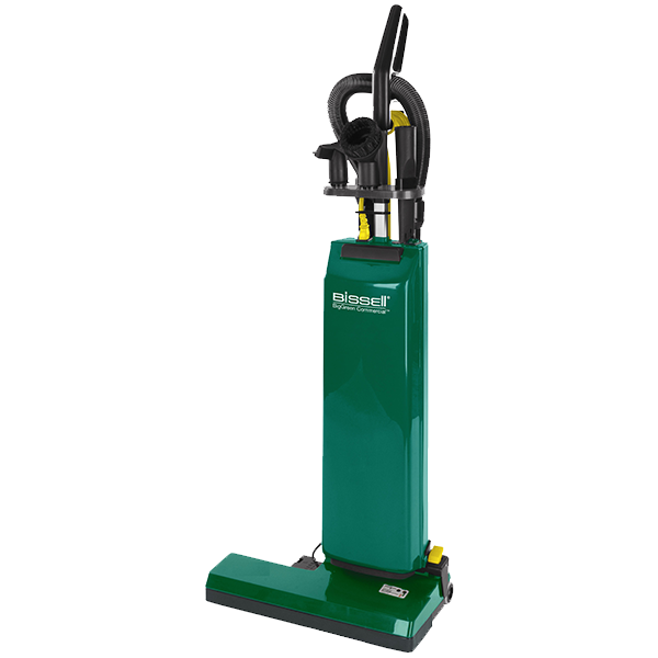 BISSELL COMMERCIAL  #BGUPRO18T 18" DUAL MOTOR UPRIGHT VACUUM c/w ONBOARD TOOLS (1) PN:17493  **LIMITED TO STOCK ONHAND**