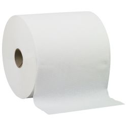 SOLARIS PAPER® LIVI® VPG SELECT WASHROOM ROLL PAPER TOWEL White, 8 inch wide. Packed 6/800'