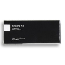 RSA UNIVERSAL ACCESSORIES BLACK & WHITE Shaving Kit, boxed 