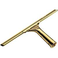 ETTORE® 18" BRASS WINDOW SQUEEGEE WITH HANDLE Carded 