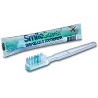 NEW! SMILESAVER PRE-PASTED DISPOSABLE TOOTHBRUSHES Packed 144. Individually wrapped 