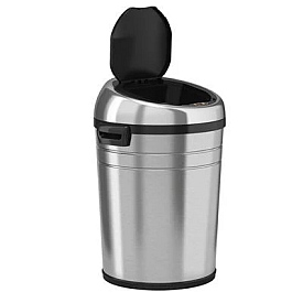 18gl ROUND STAINLESS STEEL TRASH CAN WITH SENSOR