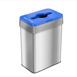 STAINLESS STEEL RECTANGULAR BIN Recycle Lid 
